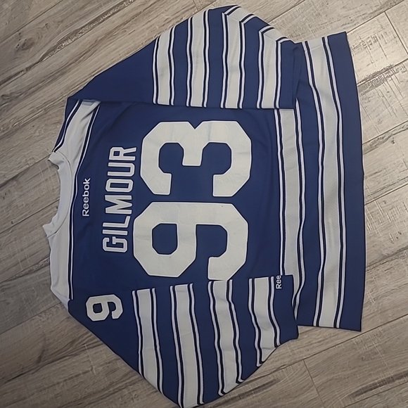 DOUG GILMOUR TORONTO MAPLE LEAFS REEBOK JERSEY - Picture 5 of 6